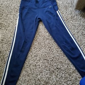 Navy/White exercise leggings